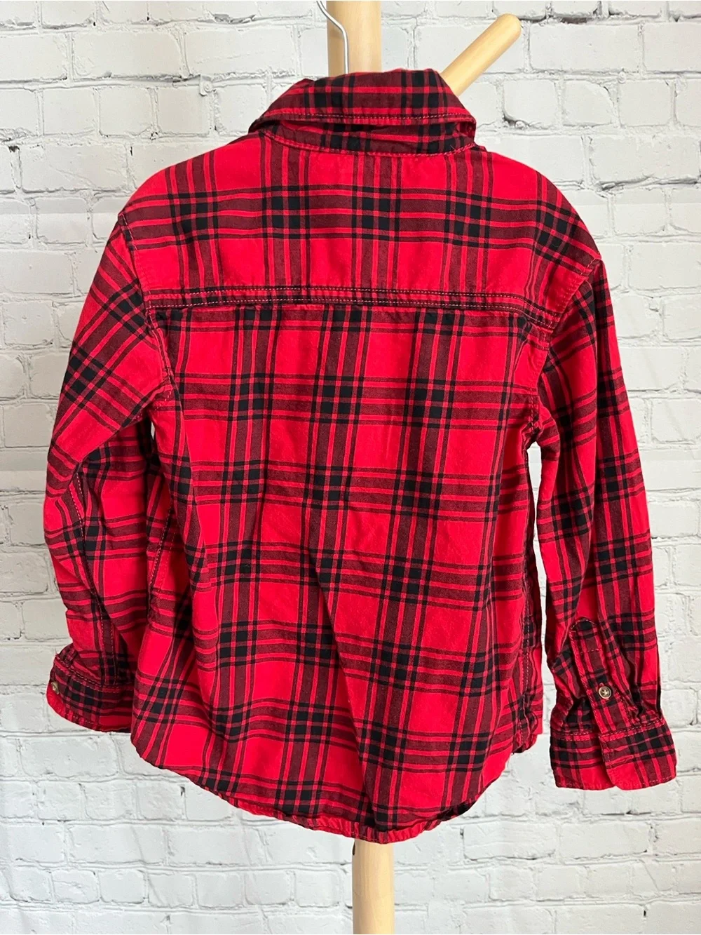 ⭐️⭐️PICK 5 / $20 Carter's Red & Black Plaid Button-Up Shirt